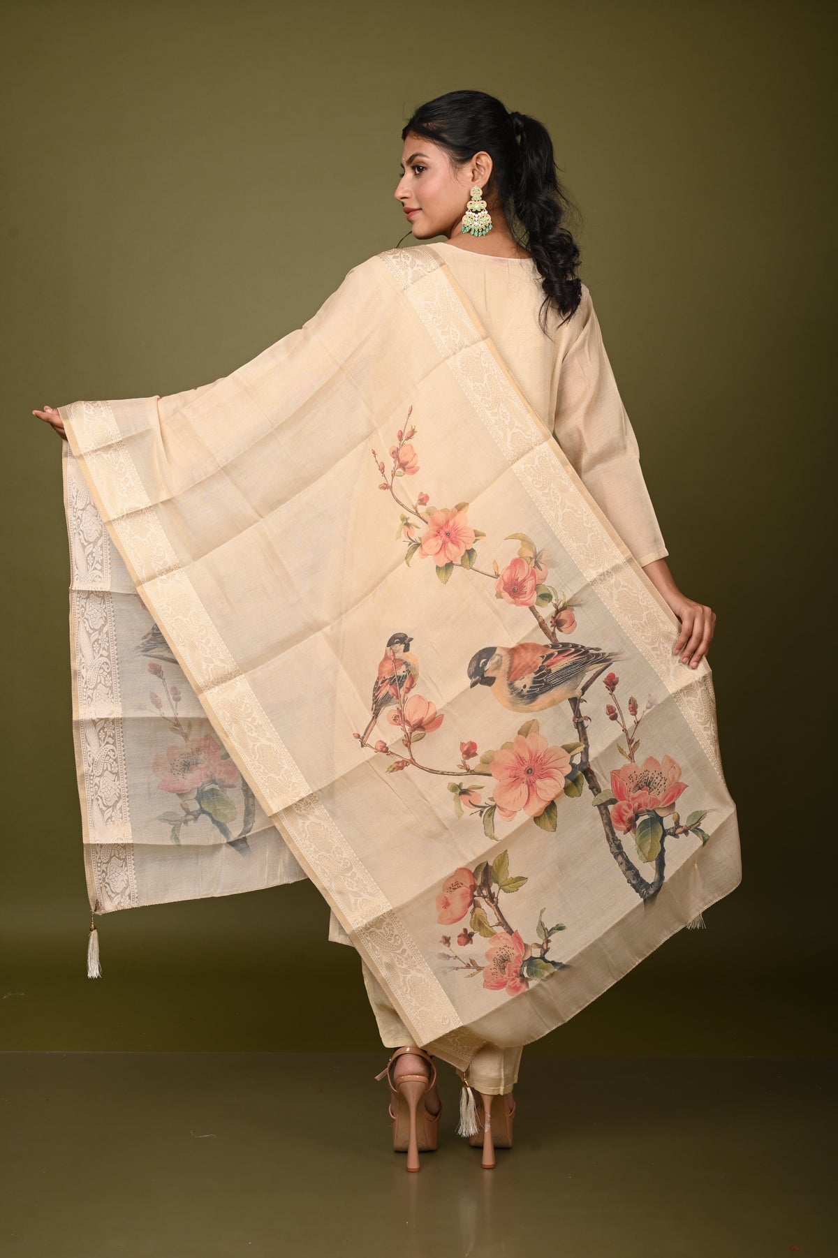 Nevash Chanderi Digital Suit Set