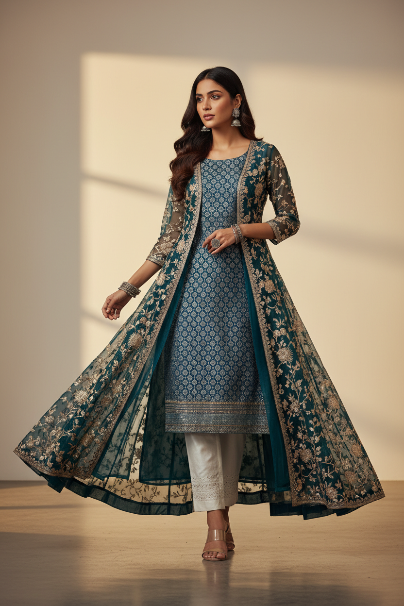 Overlay Kurti