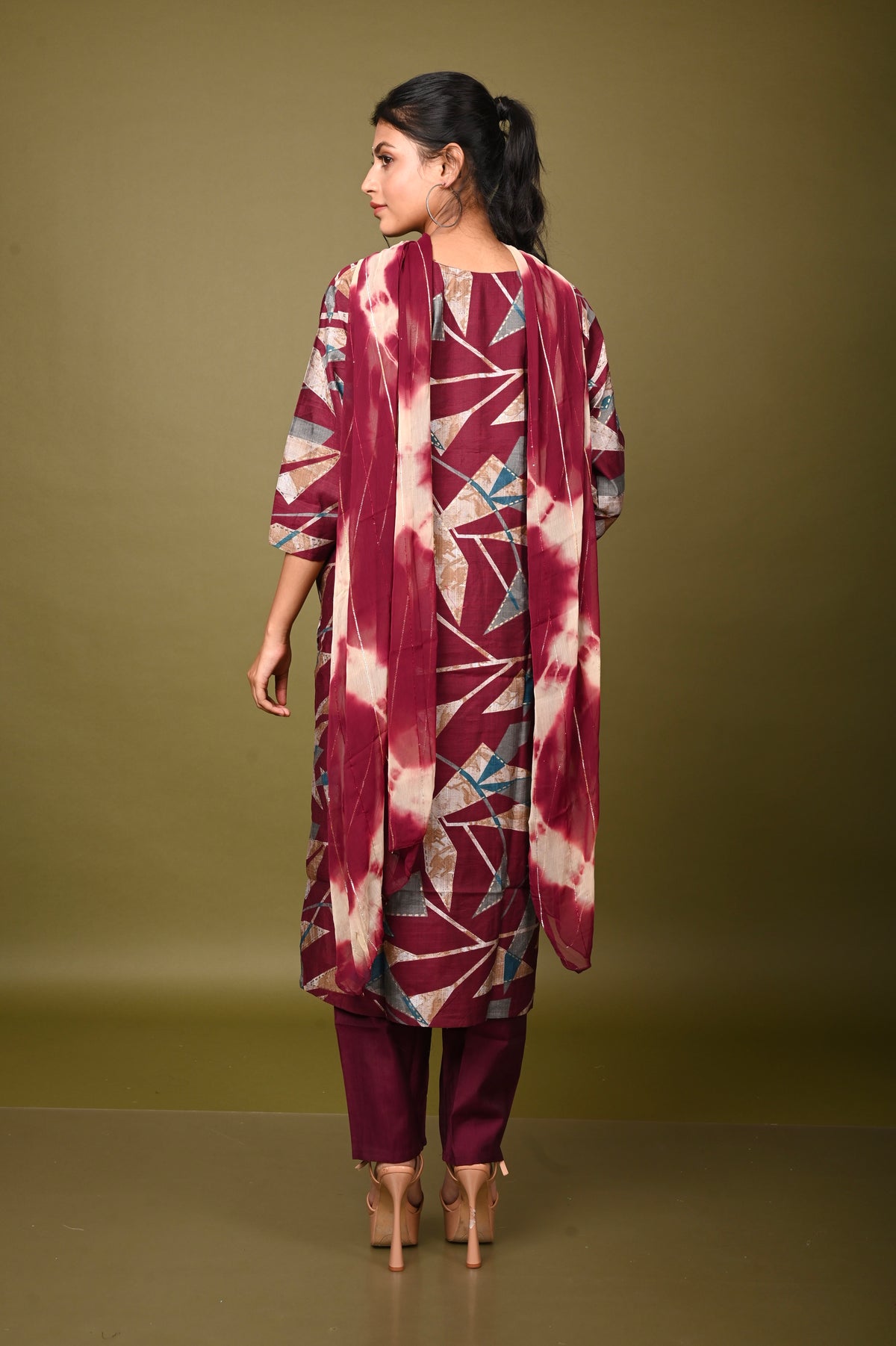 Nevash Vertical Sagun Suit Set