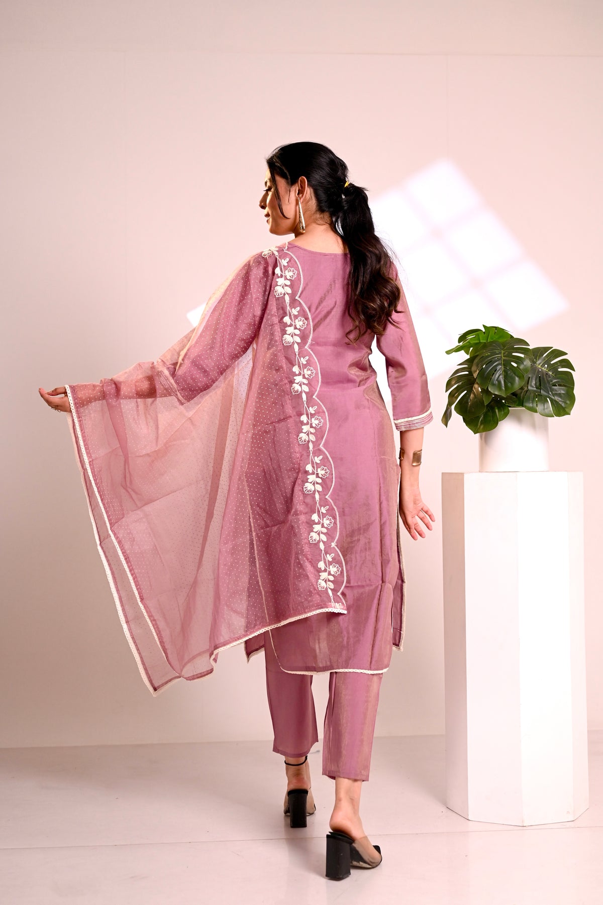 Nevash Shimmer Suit Set