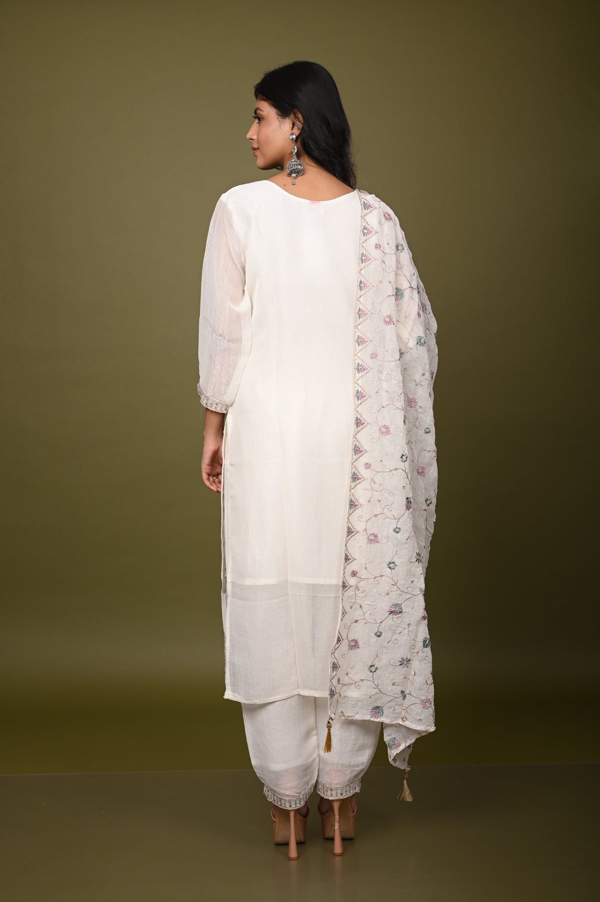 Nevash Crunchy Silk Suit Set