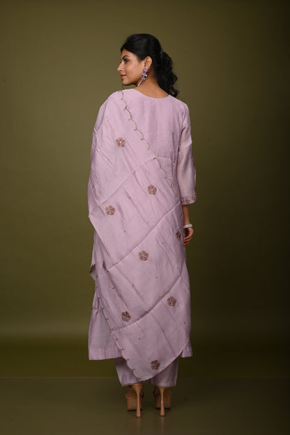 Nevash Mul Chanderi Suit Set