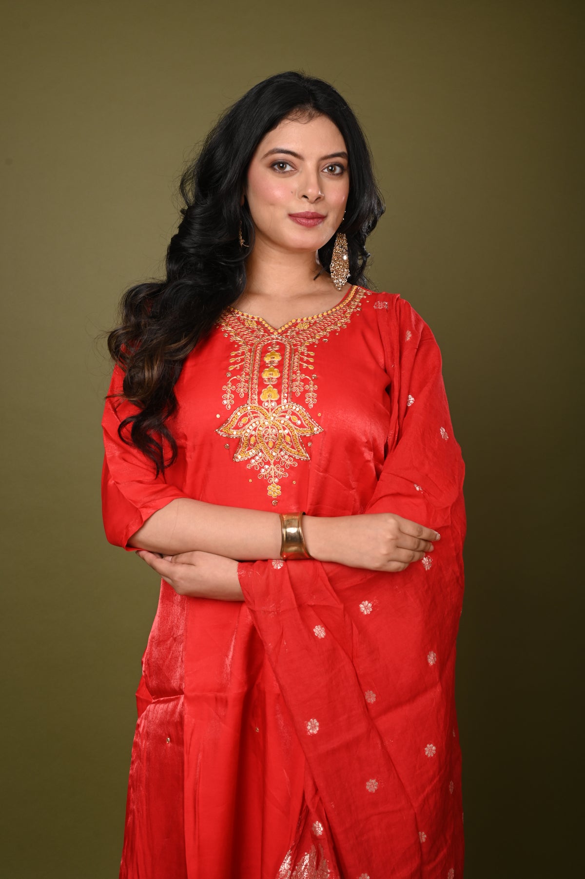 Nevash Glass Roman Divyani Suit Set