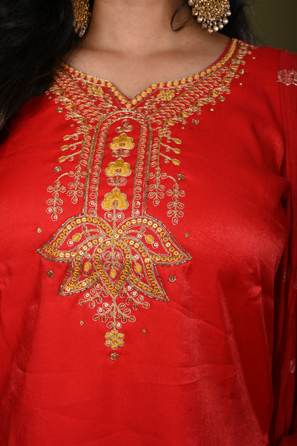 Nevash Glass Roman Divyani Suit Set