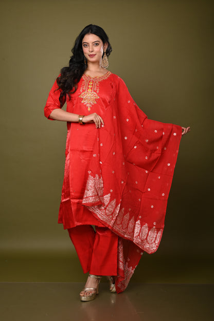 Nevash Glass Roman Divyani Suit Set
