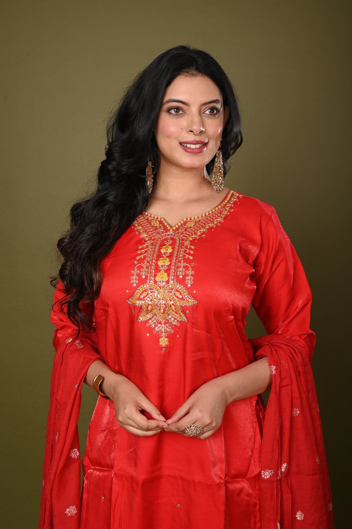 Nevash Glass Roman Divyani Suit Set
