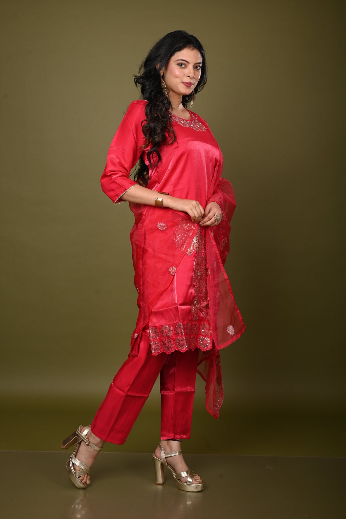 Nevash Glass Silk Suit Set