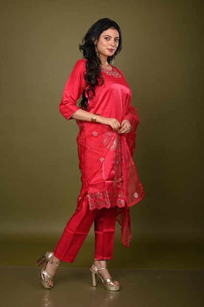Nevash Glass Silk Suit Set