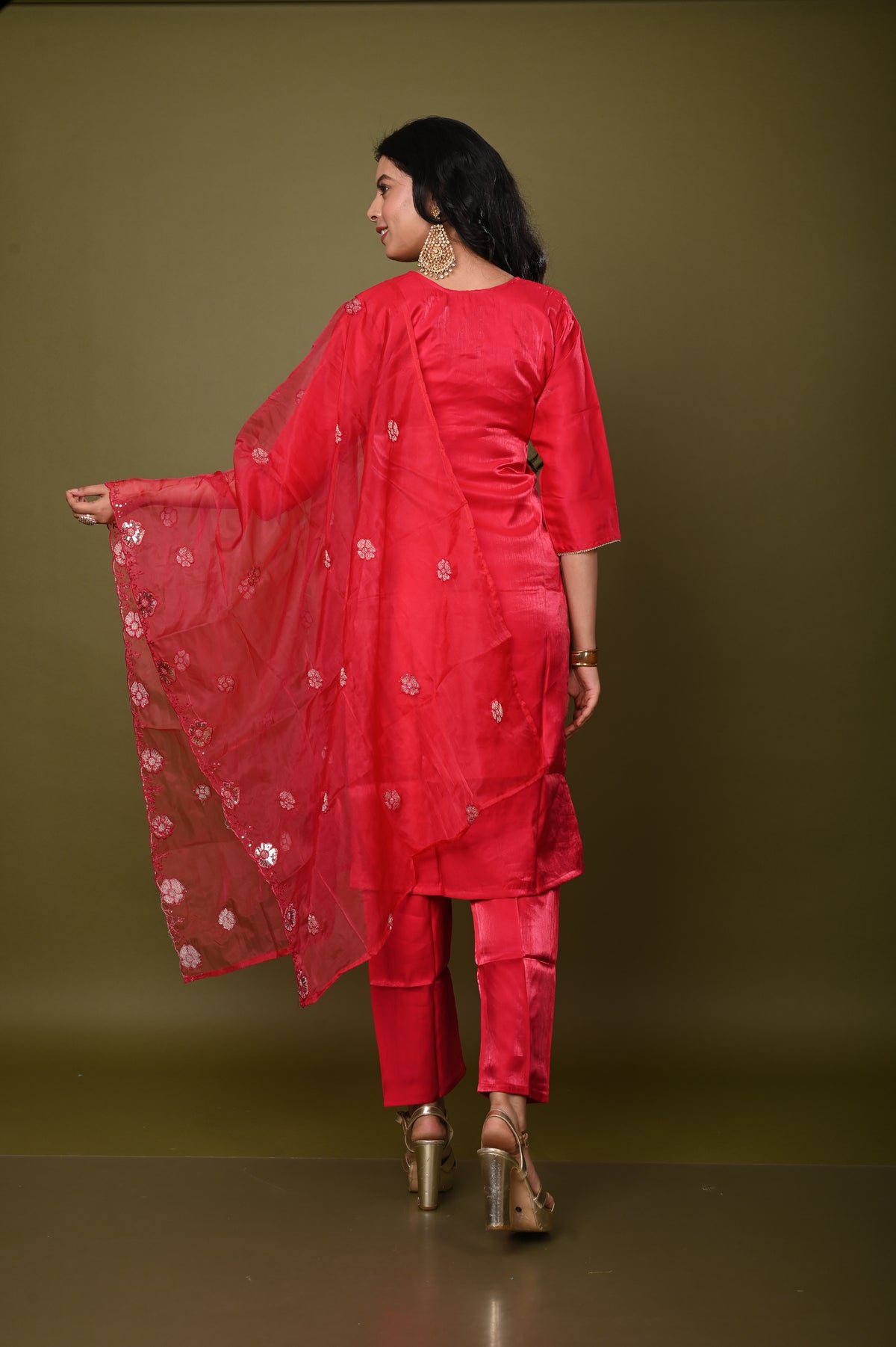 Nevash Glass Silk Suit Set