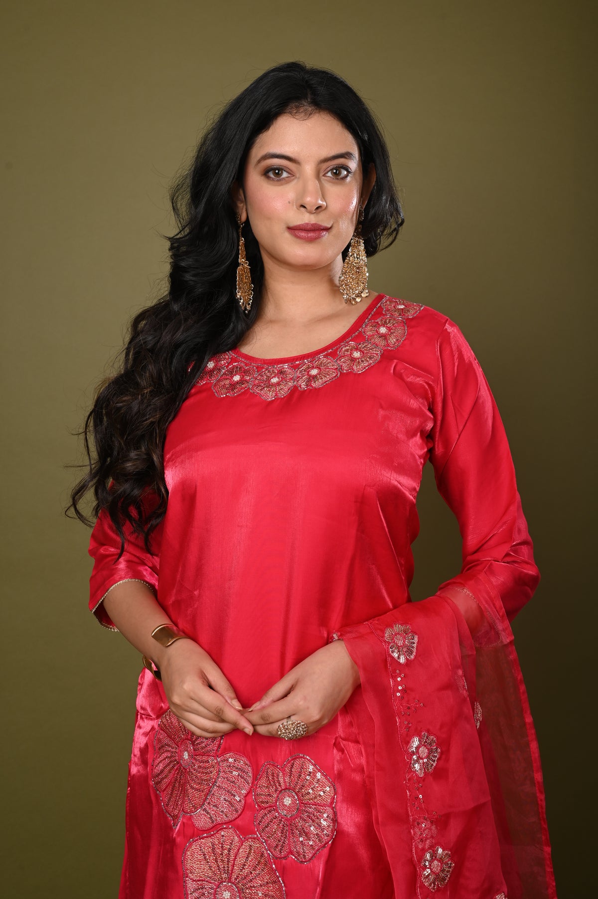 Nevash Glass Silk Suit Set