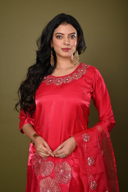 Nevash Glass Silk Suit Set