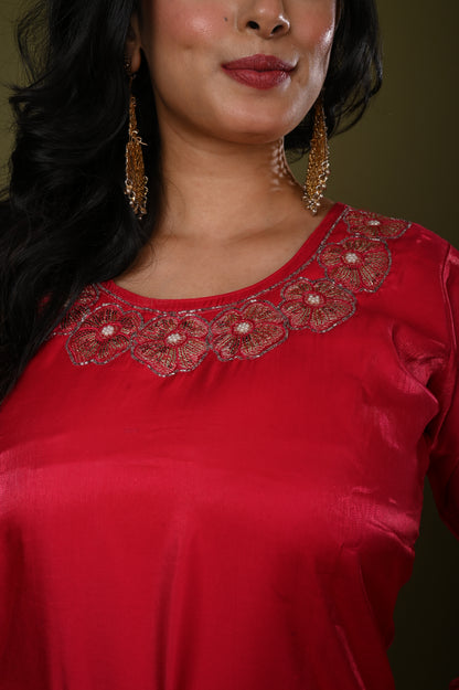 Nevash Glass Silk Suit Set