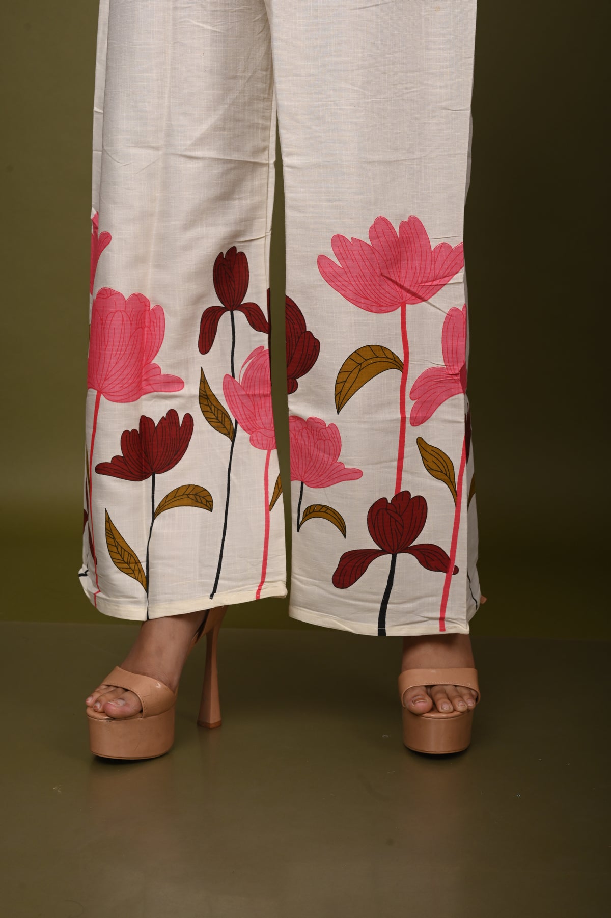 Nevash Heavy Slub Print 2-Piece Suit Set