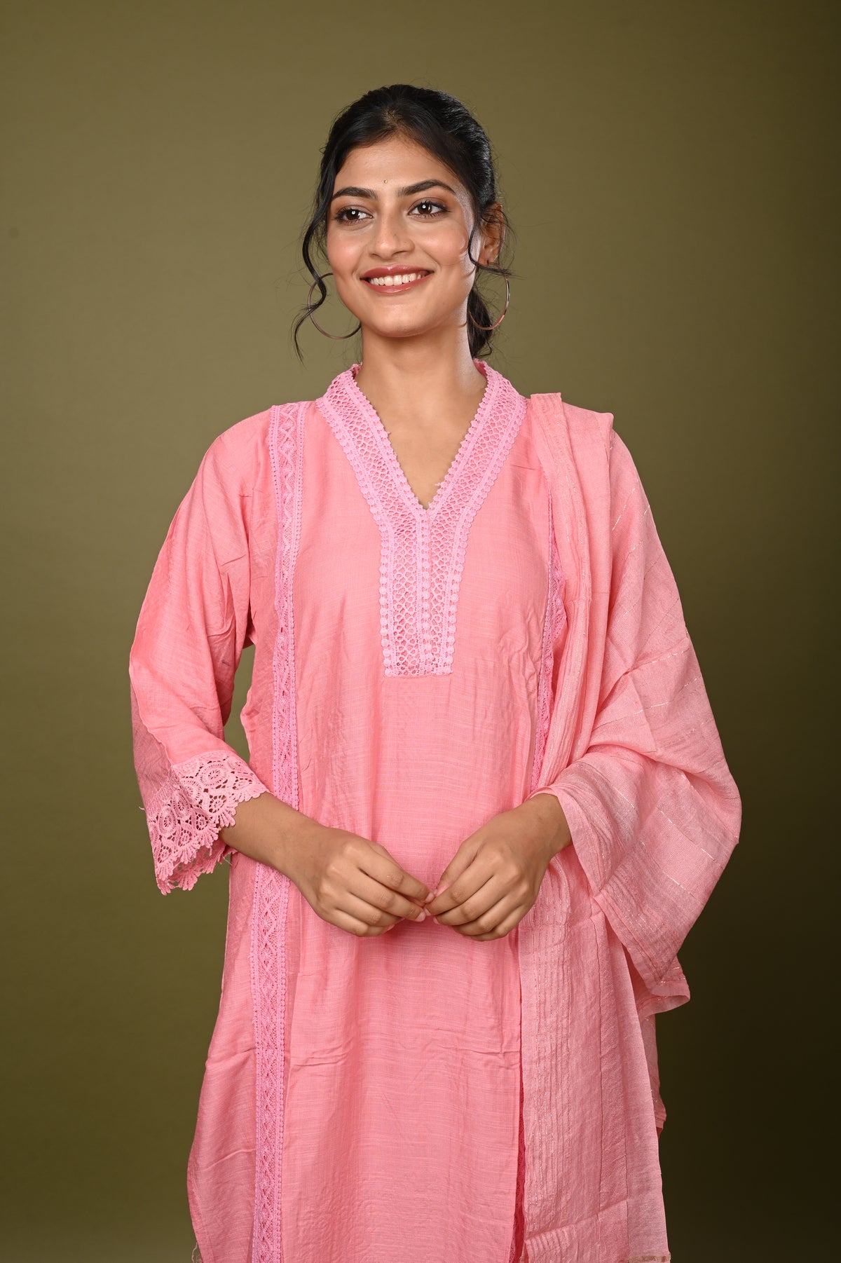 Nevash Slub Cotton 3-Piece Suit Set