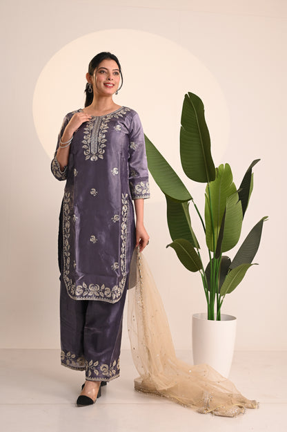 Nevash Jimmy Choo Silk Suit Set