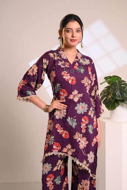 Nevash Rayon Co-ord Set