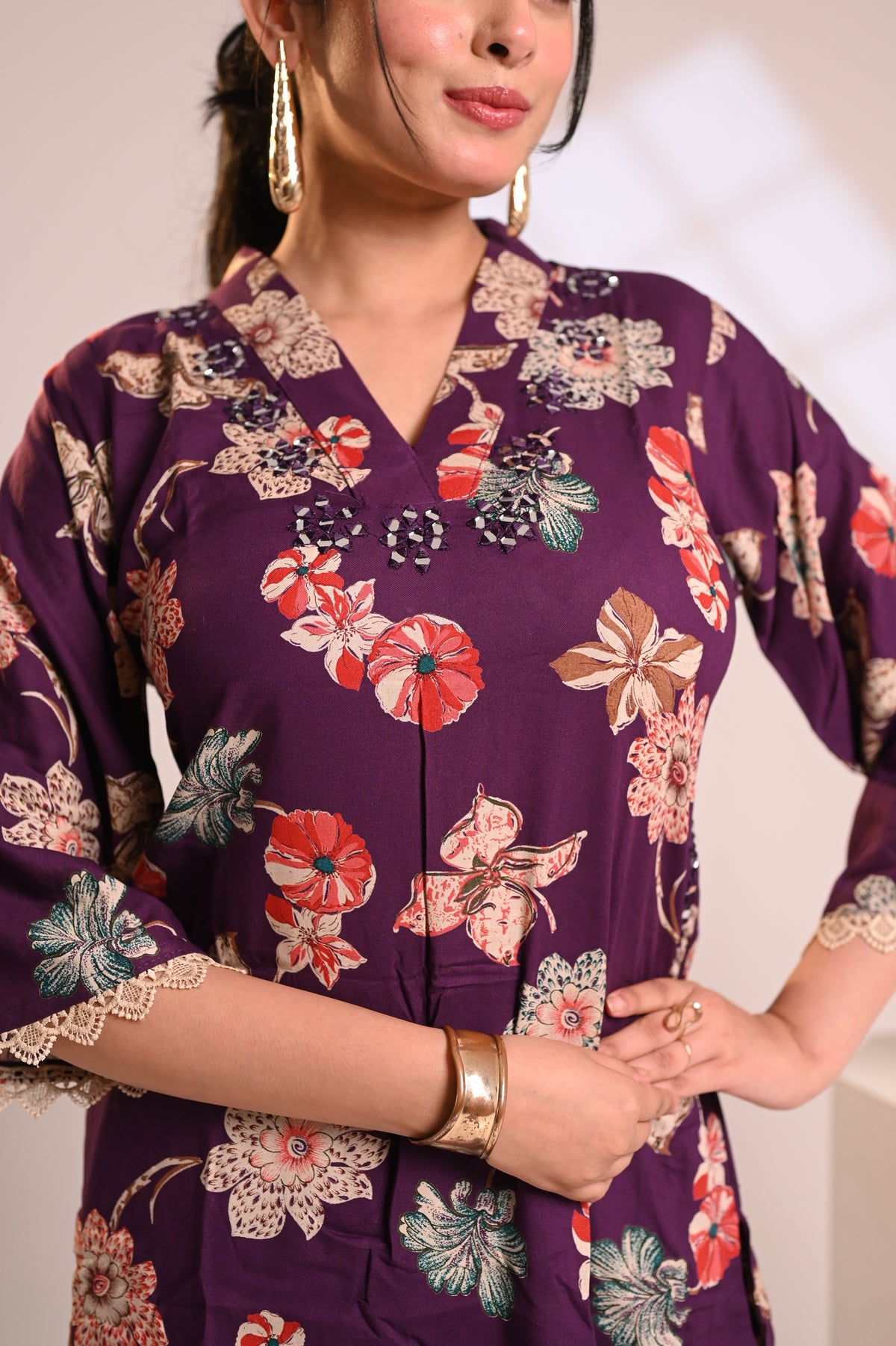 Nevash Rayon Co-ord Set