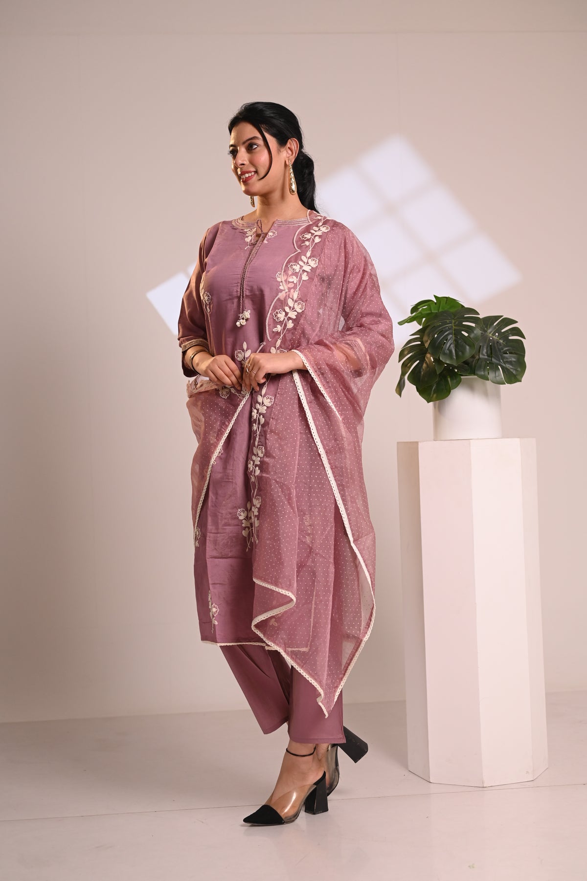 Nevash Shimmer Suit Set