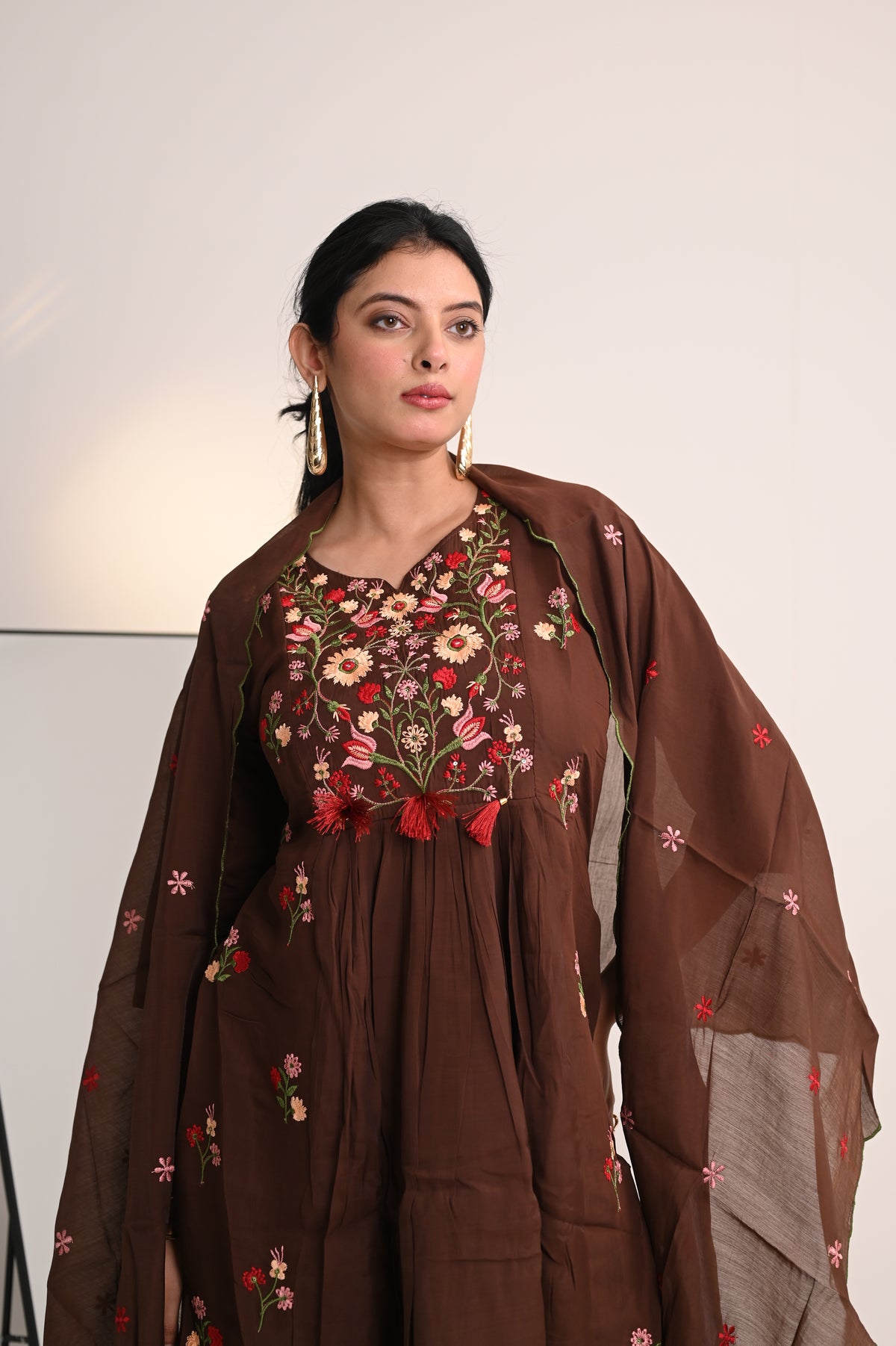 Nevash Mul Chanderi Suit Set