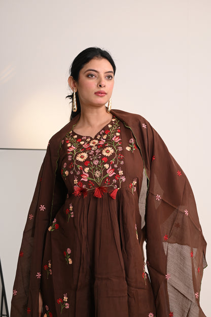 Nevash Mul Chanderi Suit Set