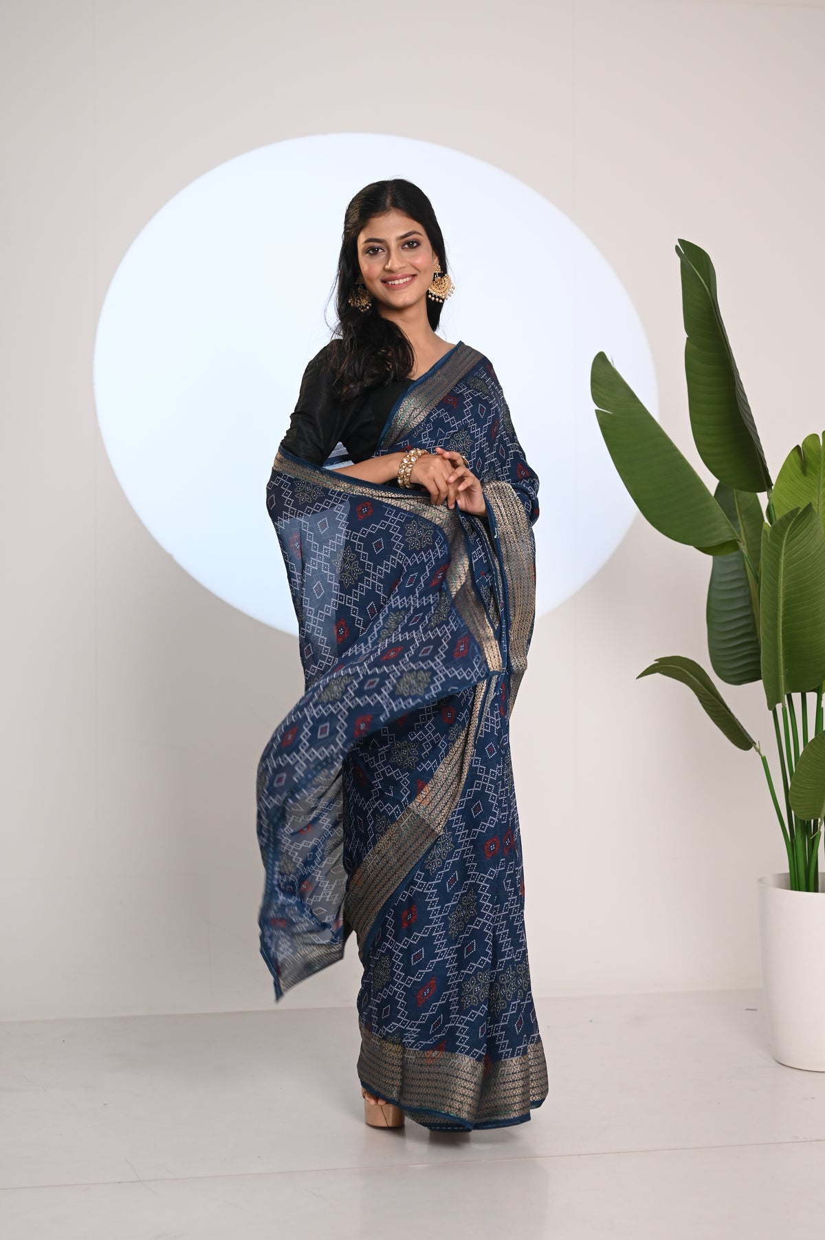 Nevash Fashion Marshmallow Saree