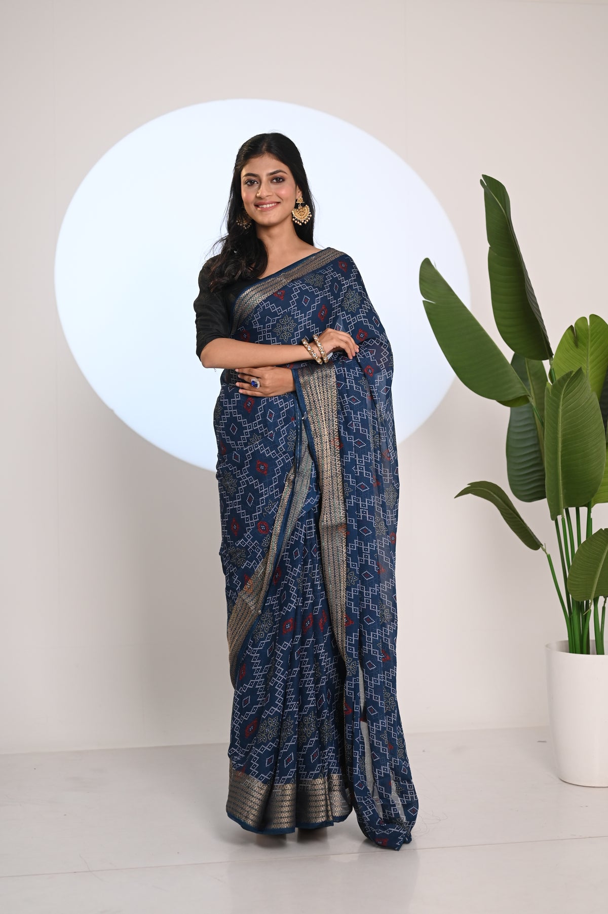 Nevash Fashion Marshmallow Saree