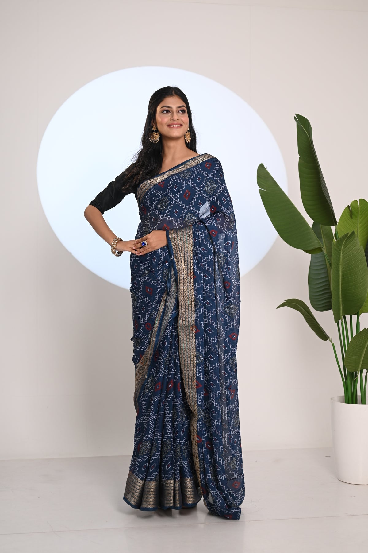 Nevash Fashion Marshmallow Saree
