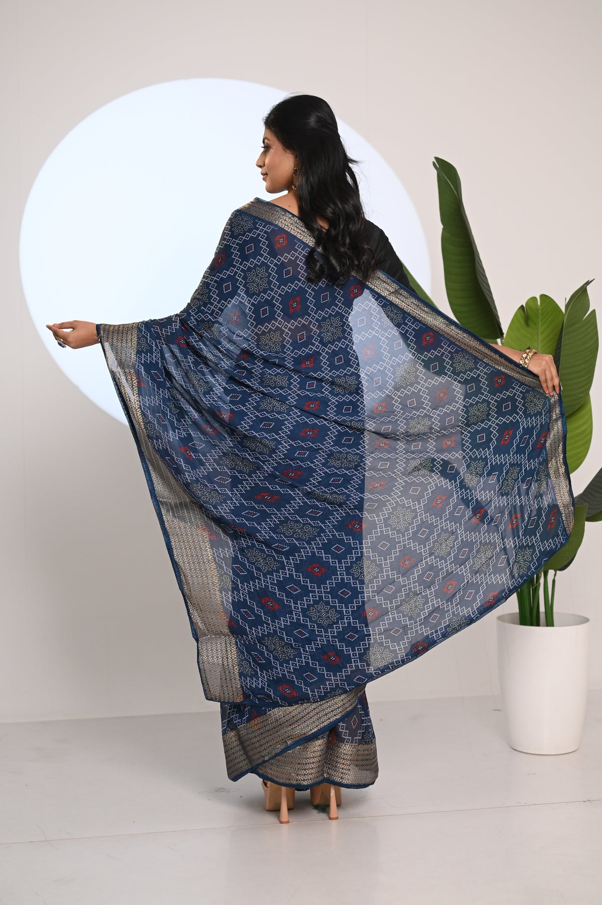 Nevash Fashion Marshmallow Saree