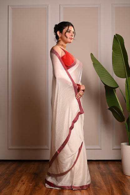 Nevash Udaypali Diamond Work Saree