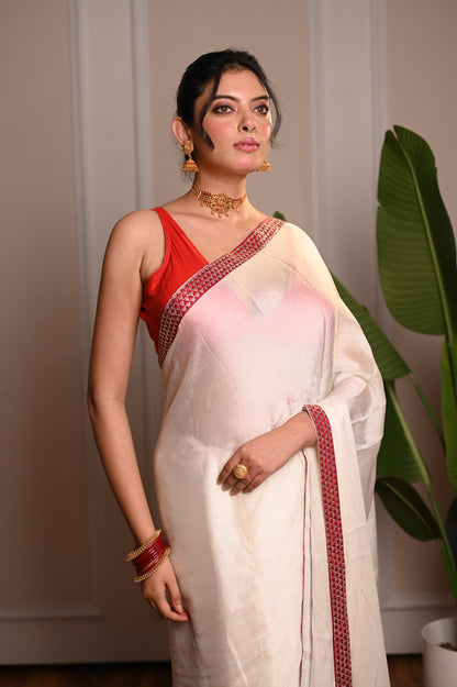 Nevash Udaypali Diamond Work Saree