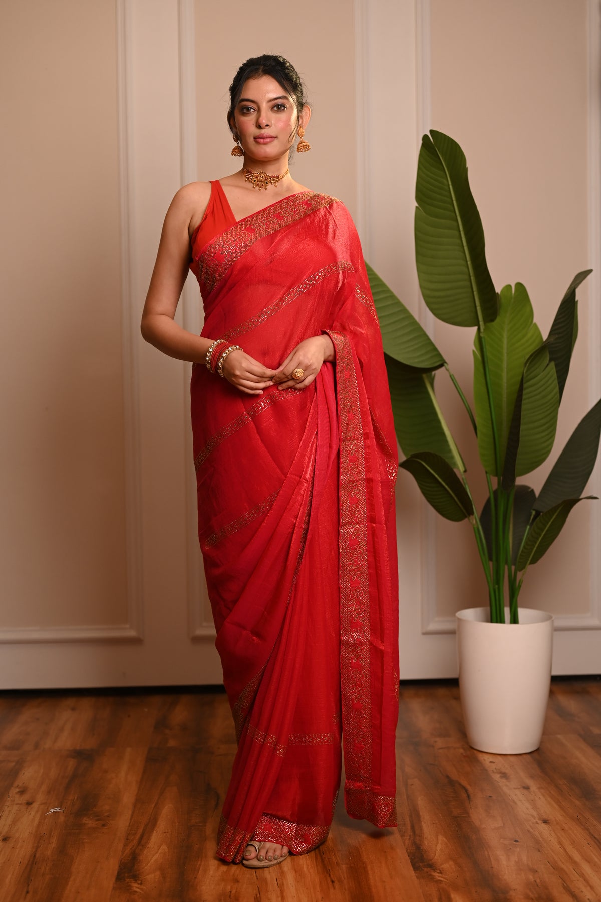 Nevash Designer Stone Work Saree