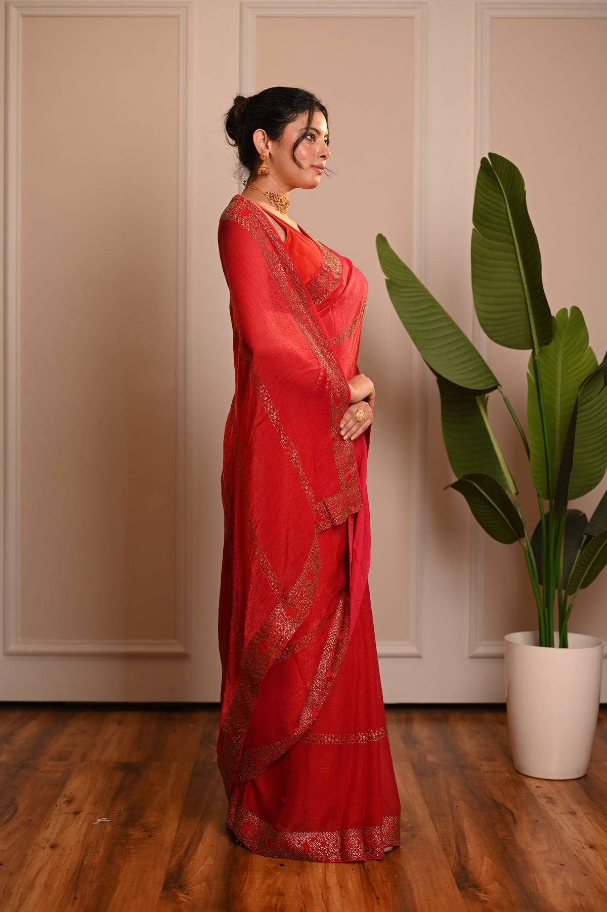 Nevash Designer Stone Work Saree