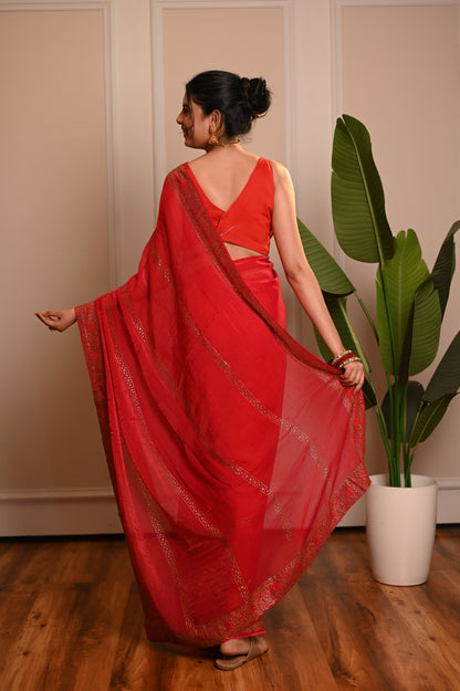 Nevash Designer Stone Work Saree