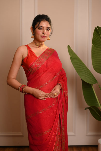 Nevash Designer Stone Work Saree
