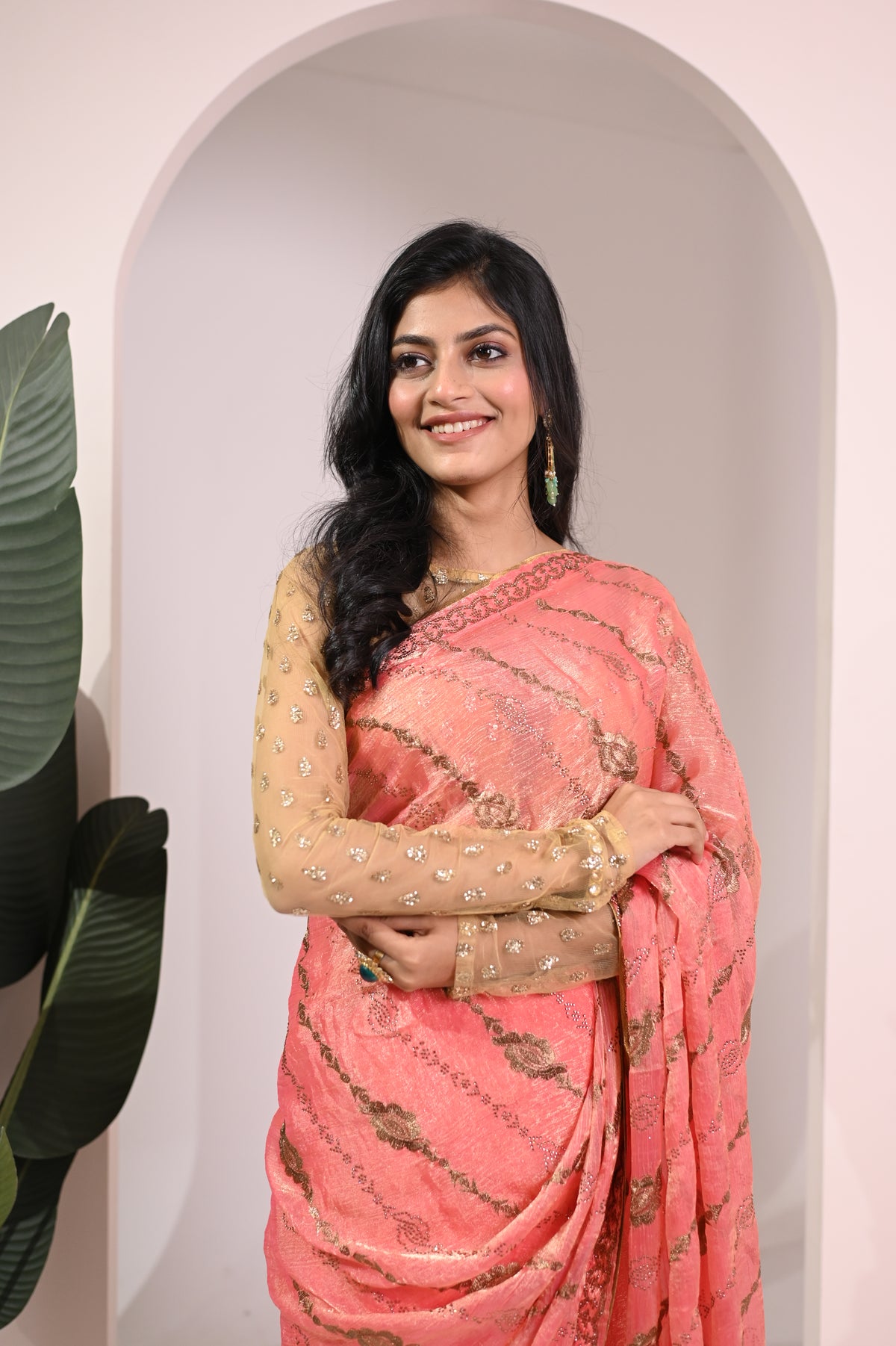 Nevash Pinta Lehariya Festive Heavy Saree