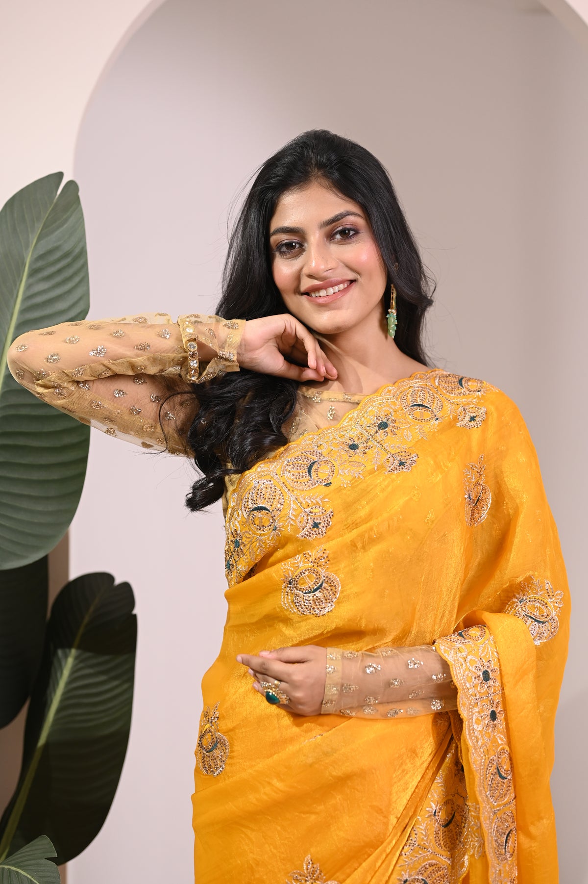 Nevash Matka Satin Silk Saree