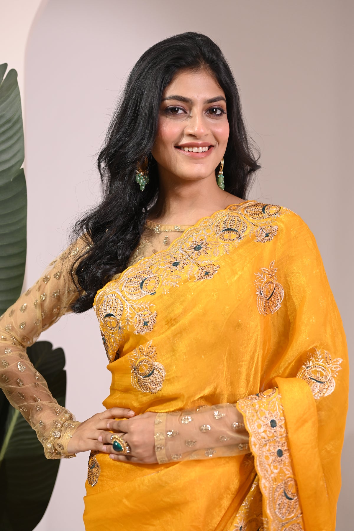 Nevash Matka Satin Silk Saree