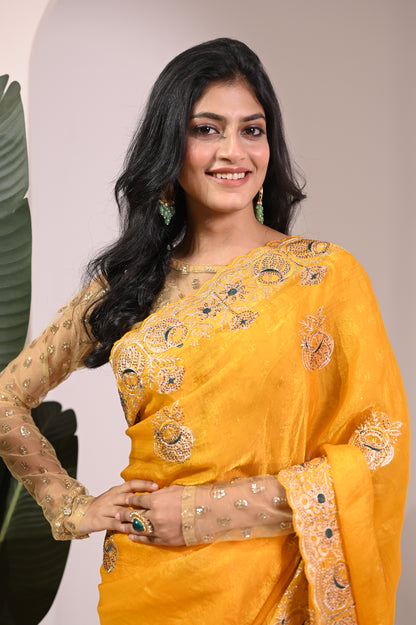 Nevash Matka Satin Silk Saree
