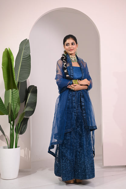 Nevash Vibrant Festive Printed Lehenga Choli Set