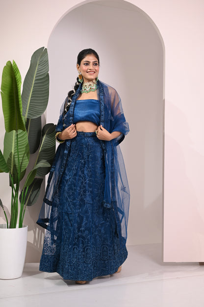 Nevash Vibrant Festive Printed Lehenga Choli Set