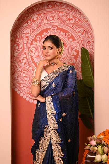 Nevash Fashion Gota Patti Saree
