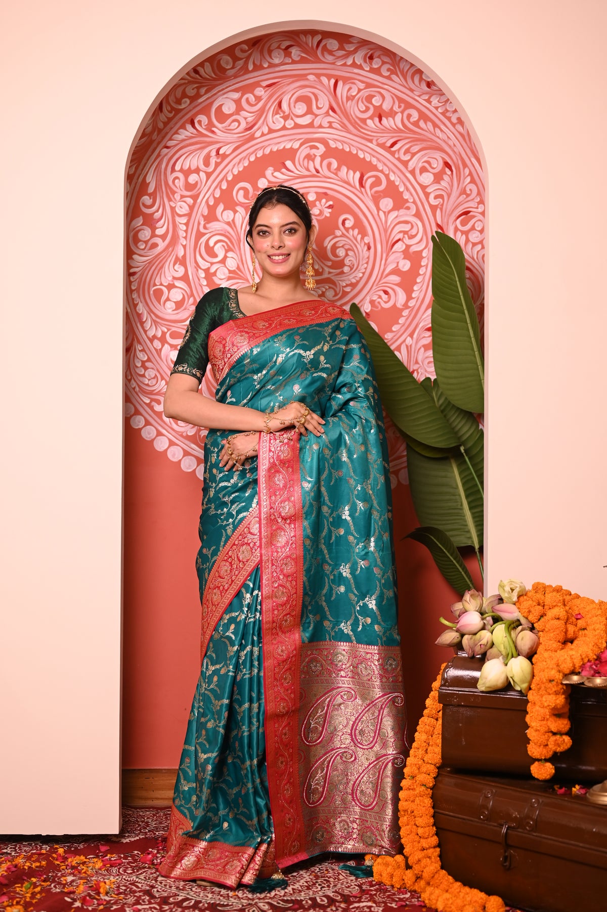 Nevash Richa Royal Zari Silk Saree