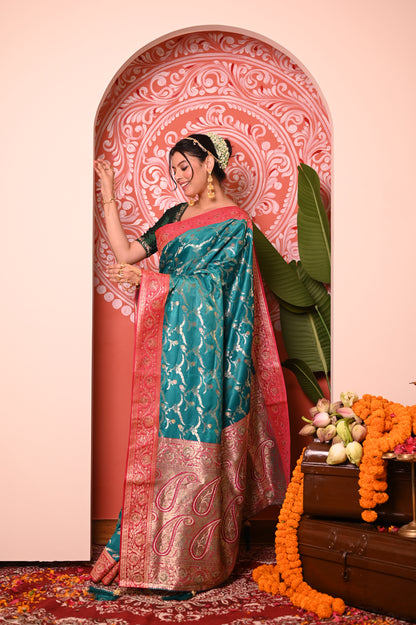 Nevash Richa Royal Zari Silk Saree