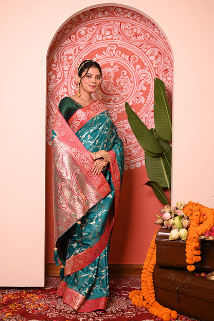 Nevash Richa Royal Zari Silk Saree