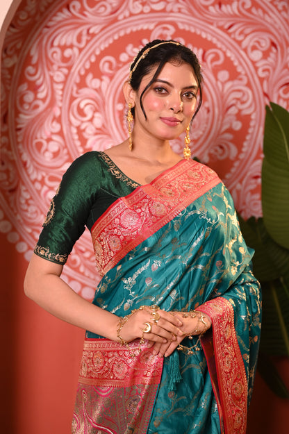 Nevash Richa Royal Zari Silk Saree