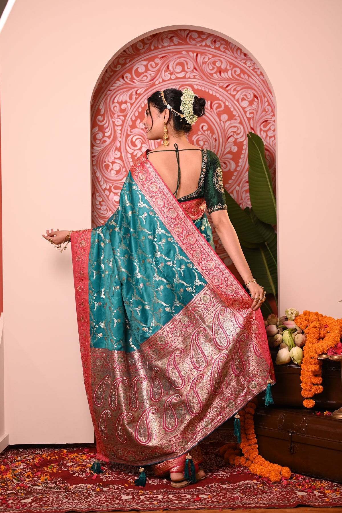 Nevash Richa Royal Zari Silk Saree
