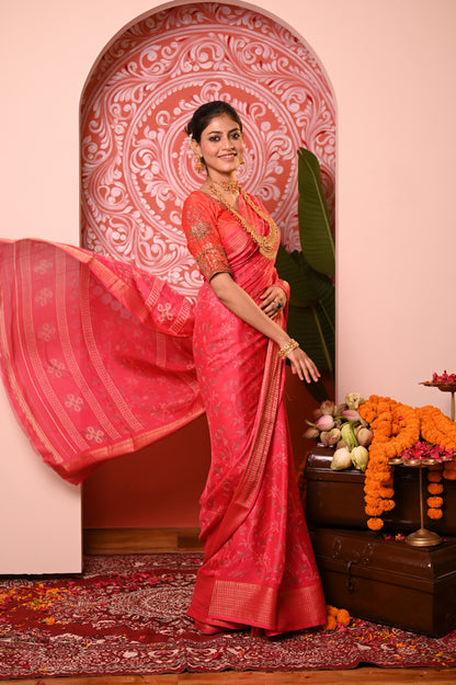Nevash Fashion Marshmallow Saree