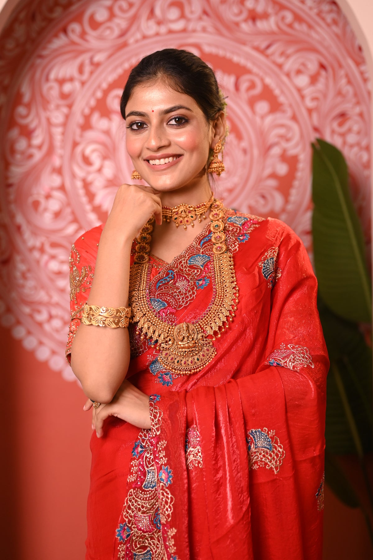 Nevash Matka Satin Silk Saree