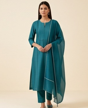 Crimson Festive Anarkali