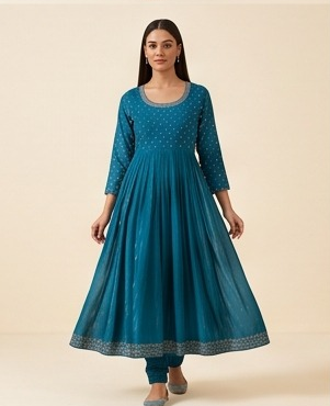 Sky Blue Easy Tunic